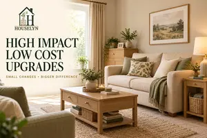 Discover high impact low cost upgrades that improve lighting, hardware, walls, textiles and function without the cost of a full room makeover.