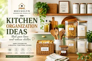 Discover 27 kitchen organization ideas to maximize storage, reduce clutter, organize cabinets and drawers, and create a more functional kitchen.