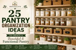 Discover 25 pantry organization ideas to maximize storage, reduce food waste, organize shelves, and create a beautiful, clutter-free pantry.