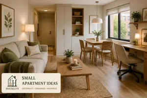 Discover small apartment ideas for smarter layouts, storage, lighting and decor, with practical ways to make every room feel larger and work better.