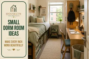 Discover small dorm room ideas for smarter layouts, space-saving furniture, vertical storage and a calm, stylish college room that works harder.
