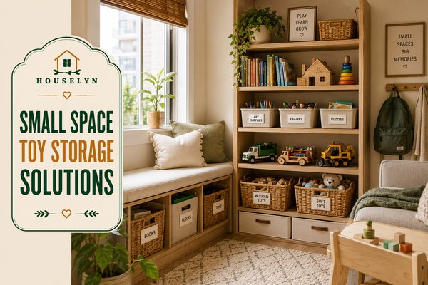 Toy storage ideas featuring small-space toy organization, vertical storage, and organized family spaces. small-space-toy-storage-solutions.jpg