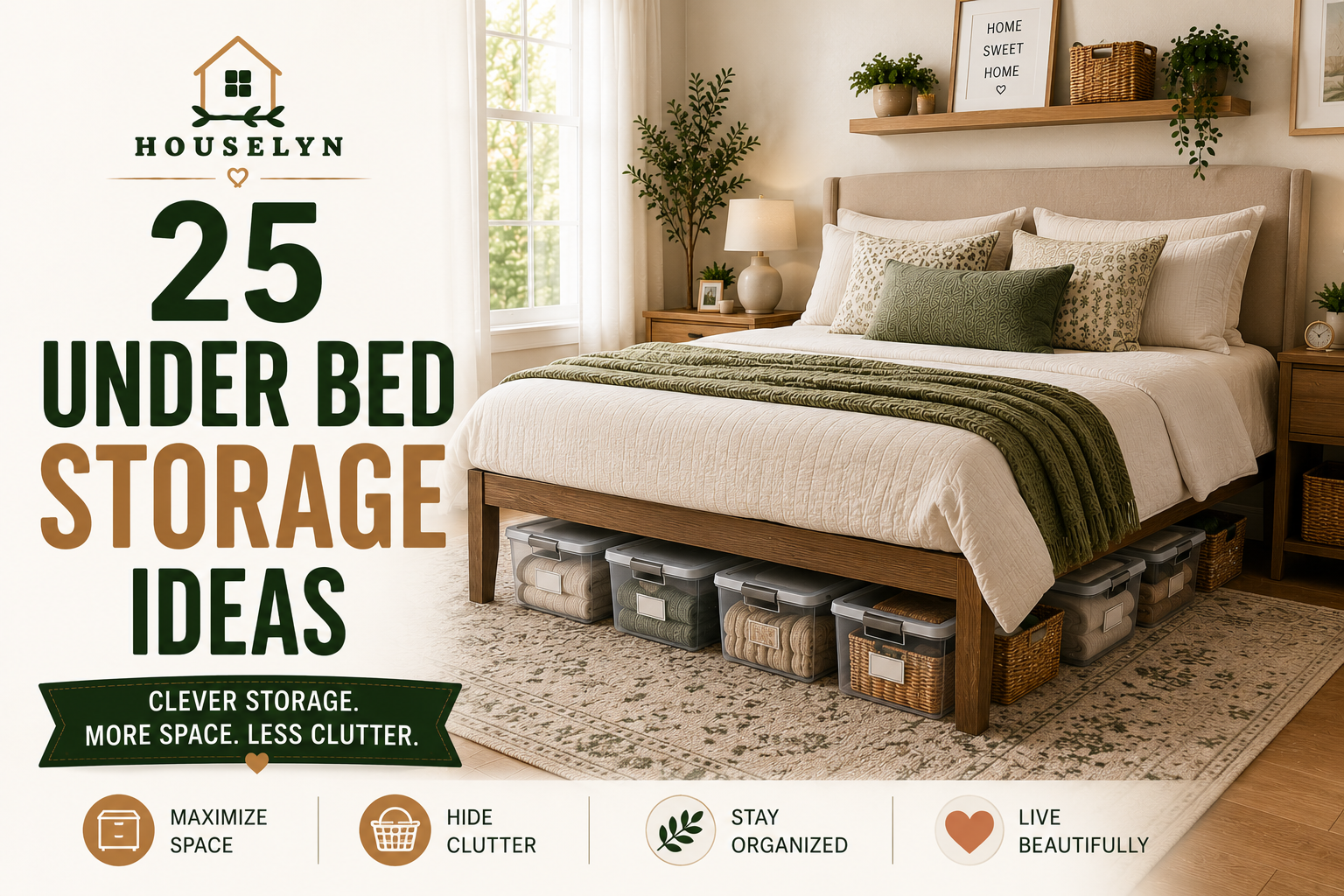 Under bed storage ideas featuring storage containers, organized bedroom solutions, and space-saving storage systems. under-bed-storage-ideas-hero-redesign.jpg