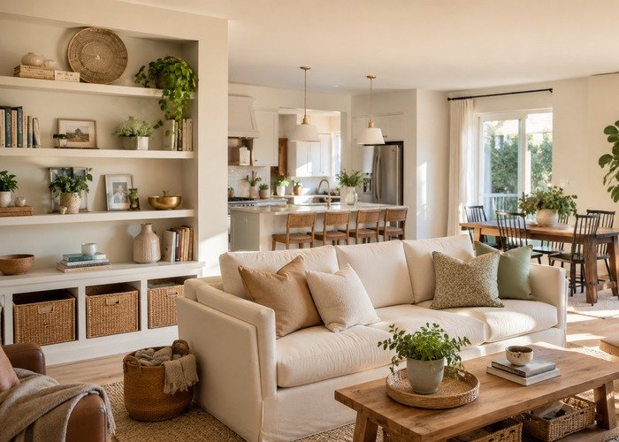 Beautiful organised family home with practical storage